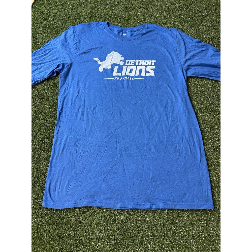 Fanatics Tshirt Detroit Lions Menās Tshirt L NFL NWOT Long Sleeve